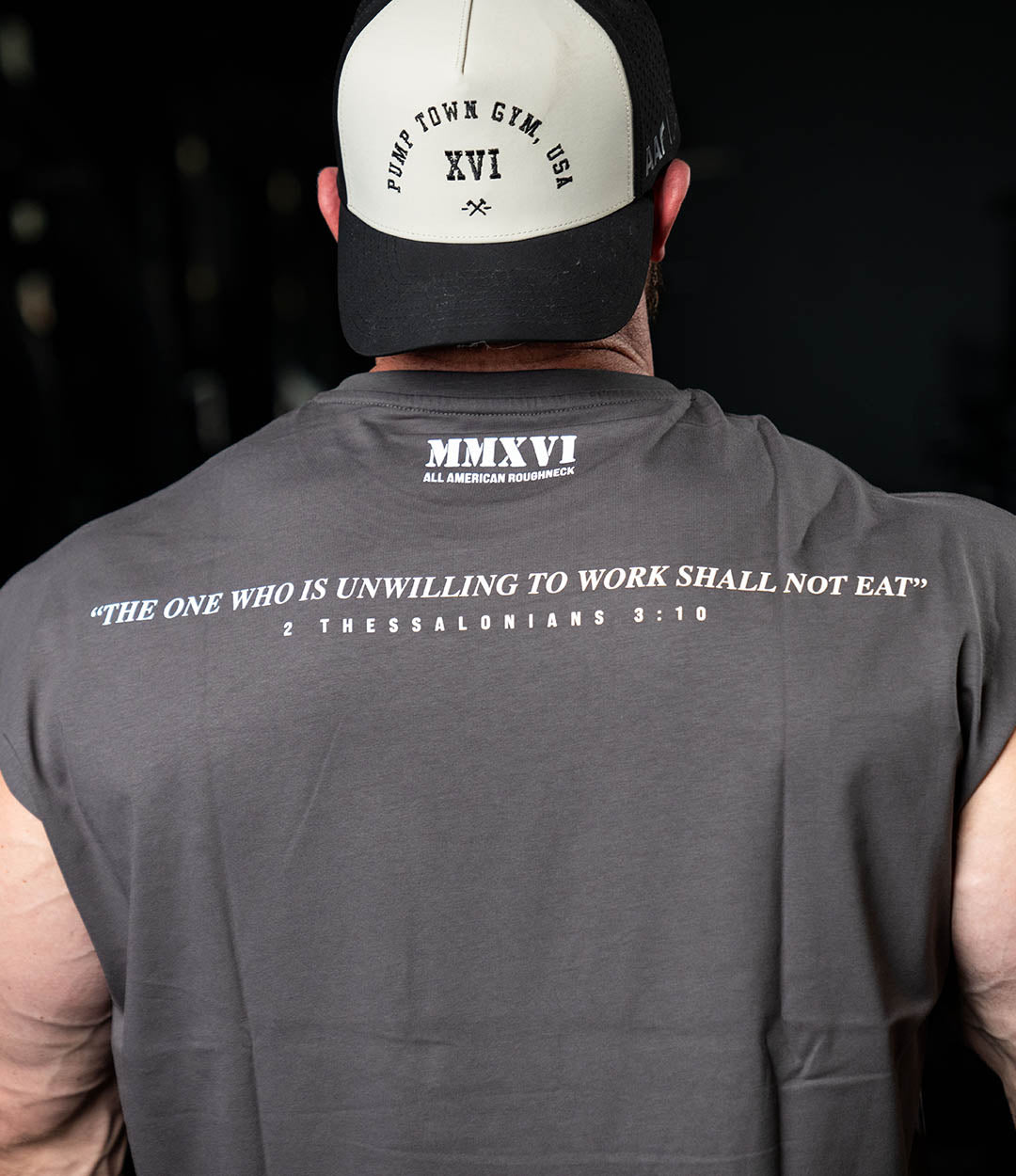 Shall Not Eat Cut Off Drop Shoulder – All American Roughneck