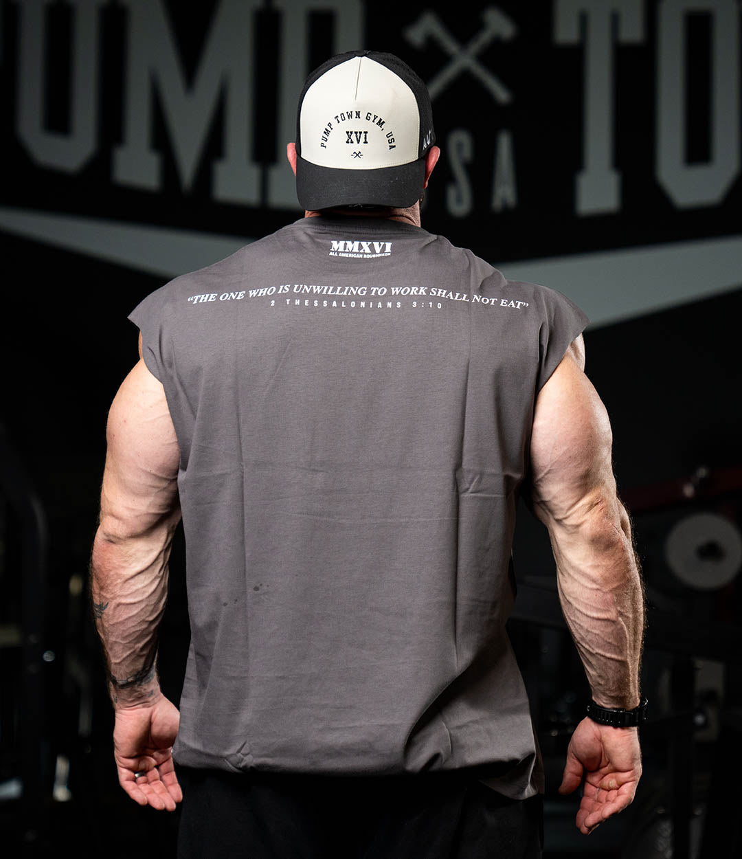 Shall Not Eat Cut Off Drop Shoulder – All American Roughneck
