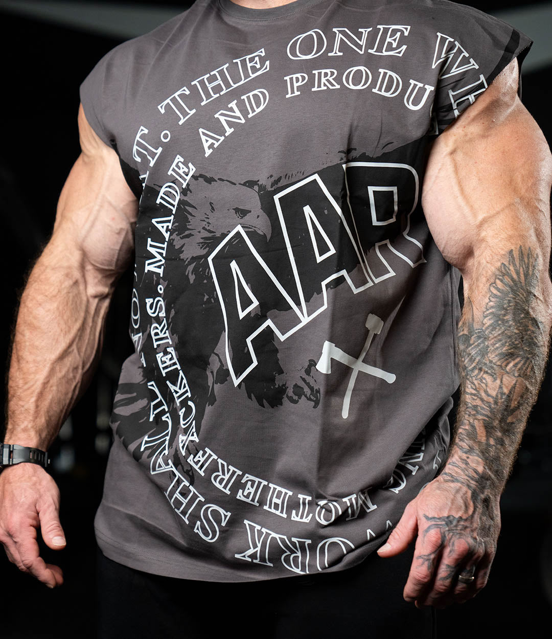 Shall Not Eat Cut Off Drop Shoulder – All American Roughneck