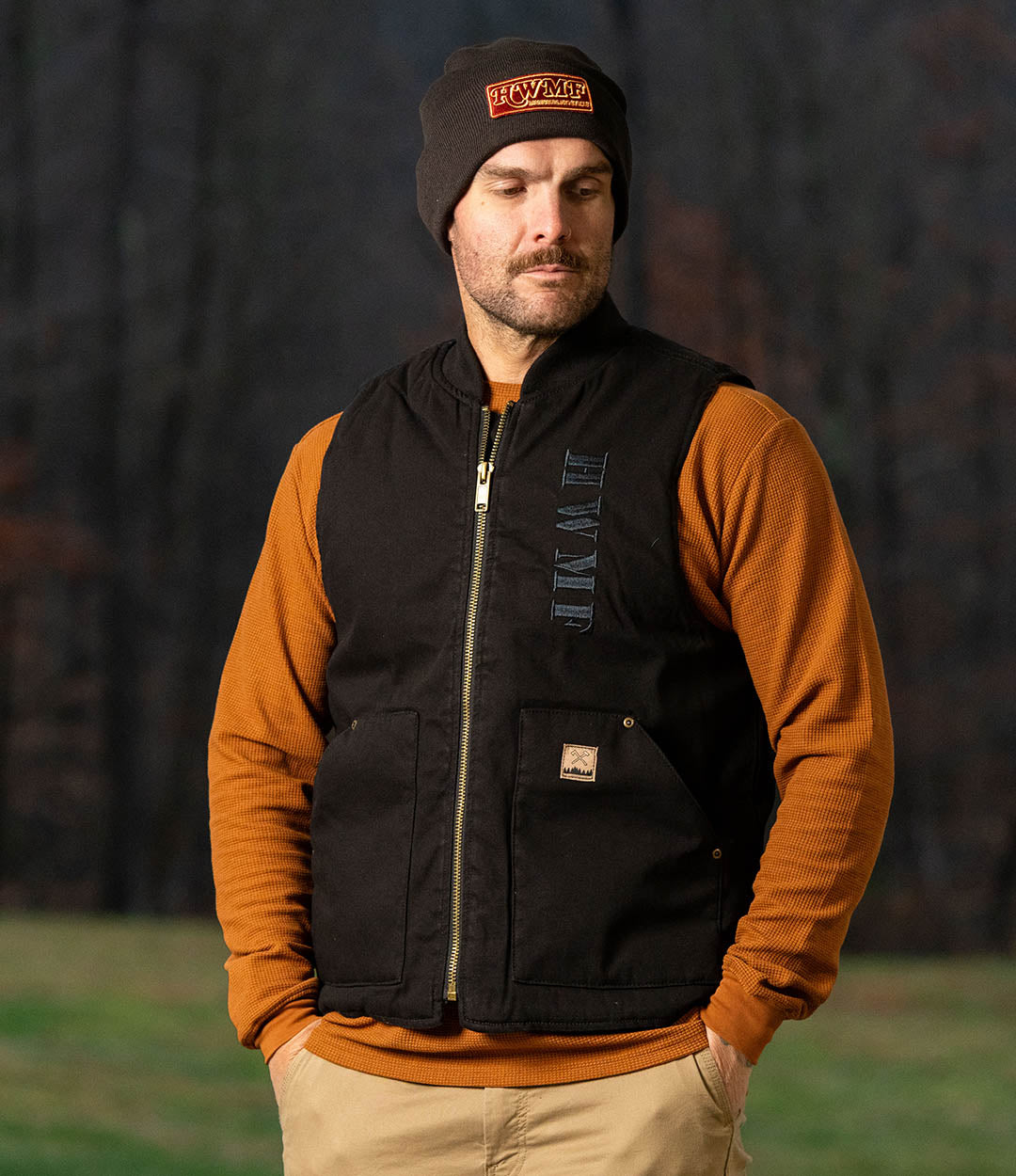 Stencil Insulated Work Vest - Black – All American Roughneck