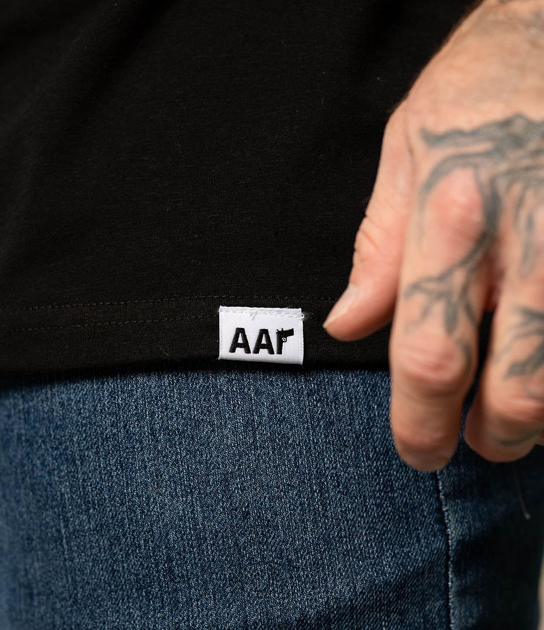 AAR Simple V2 Tee - White/Black