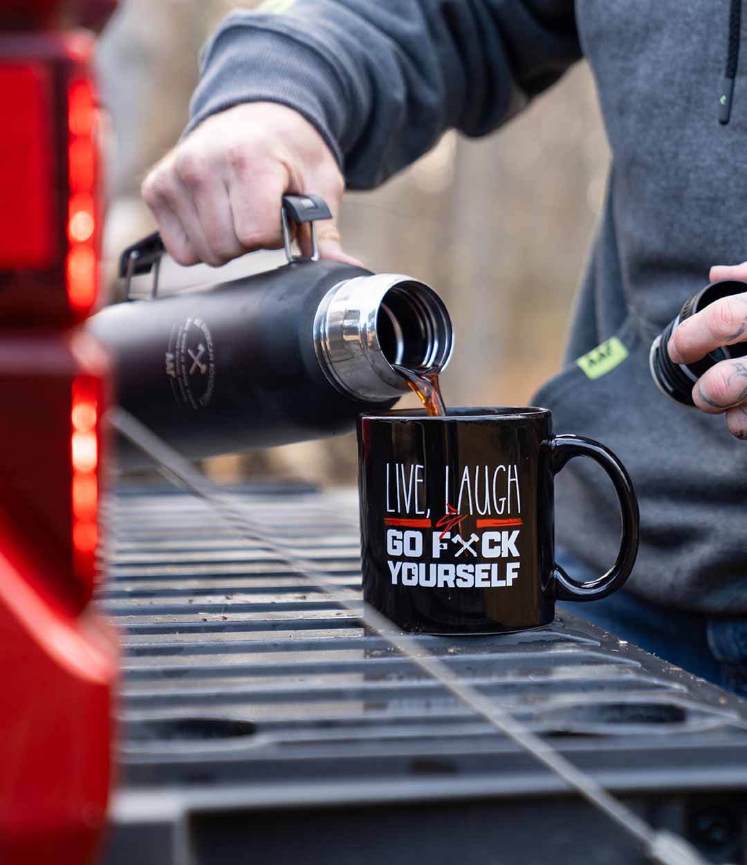 Thermos Black Friday Work Is Never Done Thermos – All American