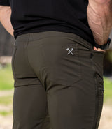 Vented Hybrid Pants // Dark Green