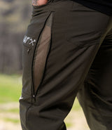 Vented Hybrid Pants // Dark Green