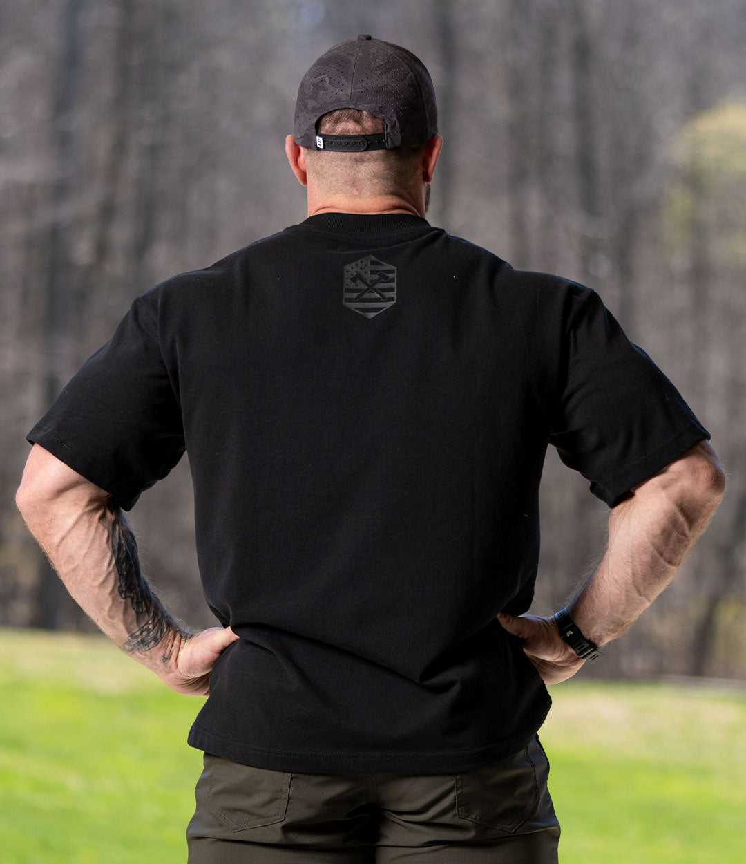 Drop Shoulder V2 // Blackout AAR Logo