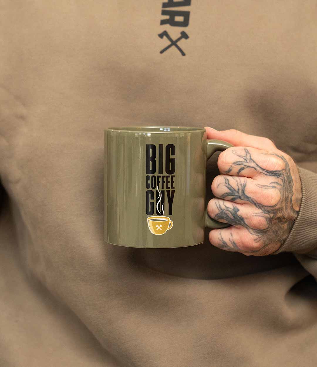 Big Coffee Guy Mug  All American Roughneck
