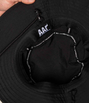 AAr Black Bucket Hat