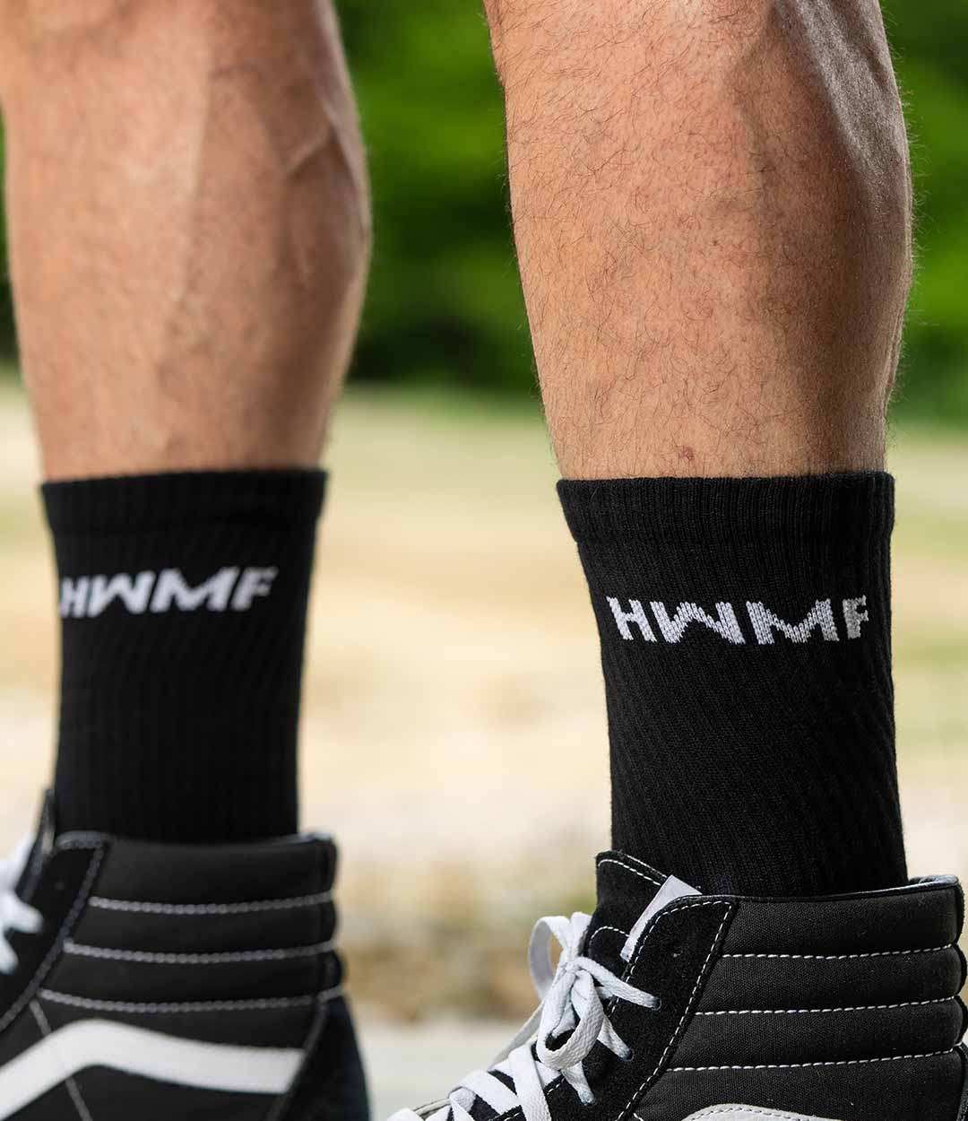 HWMF Crew Socks // Black