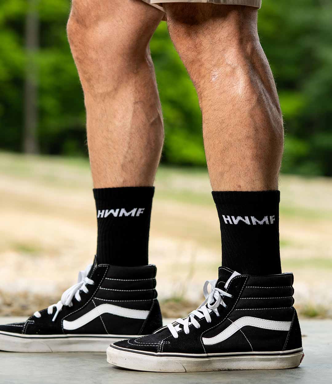 HWMF Crew Socks // Black