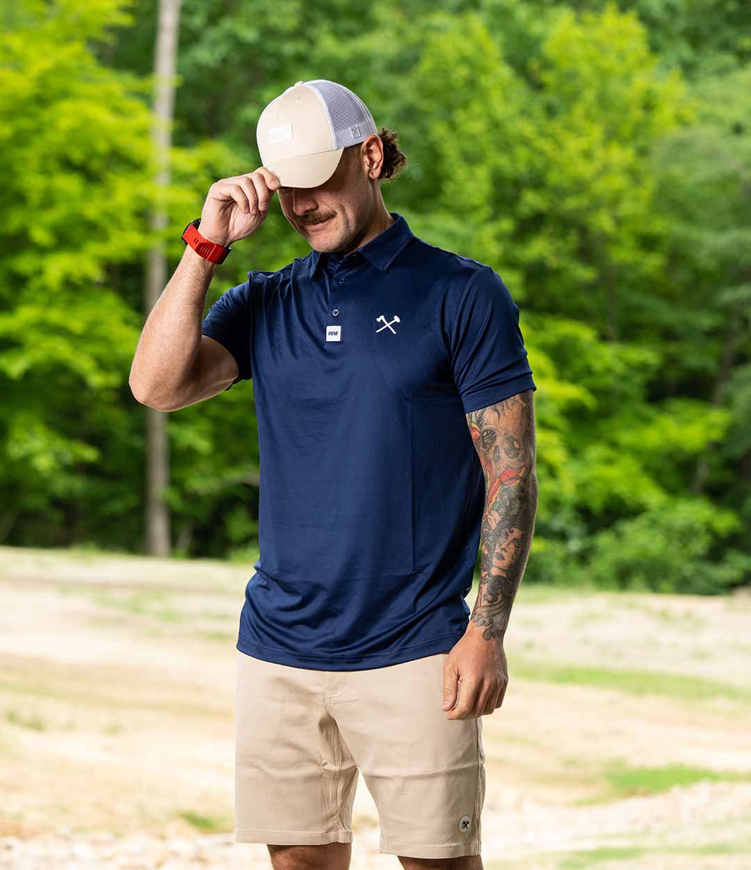 Navy Icon Polo