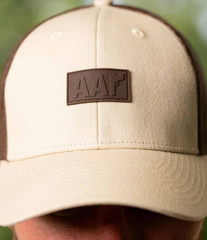 AAR Logo Mesh Trucker - Brown/Khaki