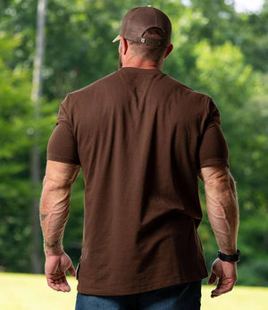 Pocket Tee Never Done // Brown