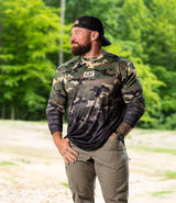 Woodland Camo Fishing Shirt