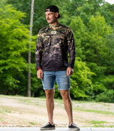 Woodland Camo Fishing Shirt