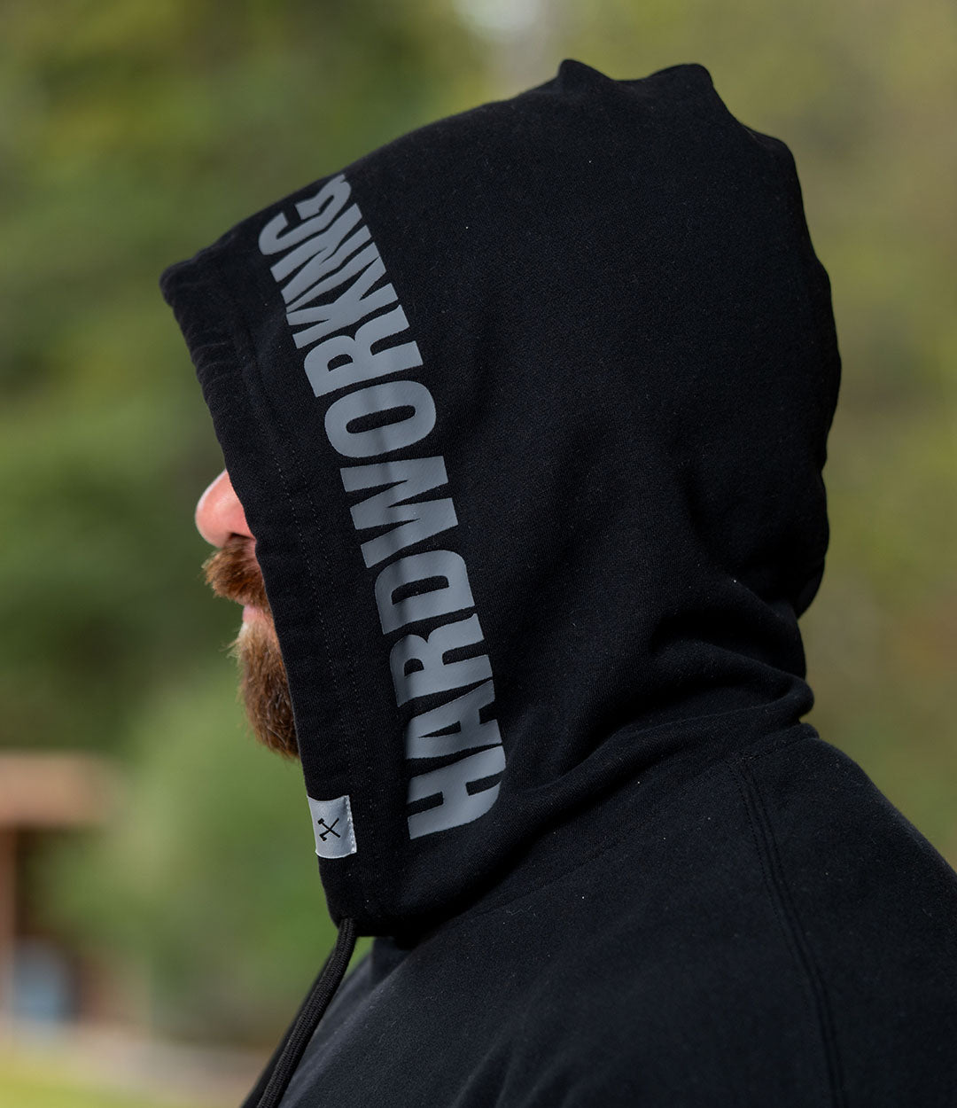 Relaxed Hoodie // Stencil HWMF – All American Roughneck Relaxed Hoodie // Stencil HWMF – All American Roughneck