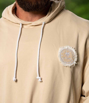 Easy Living French Terry Hoodie - Dusted Khaki