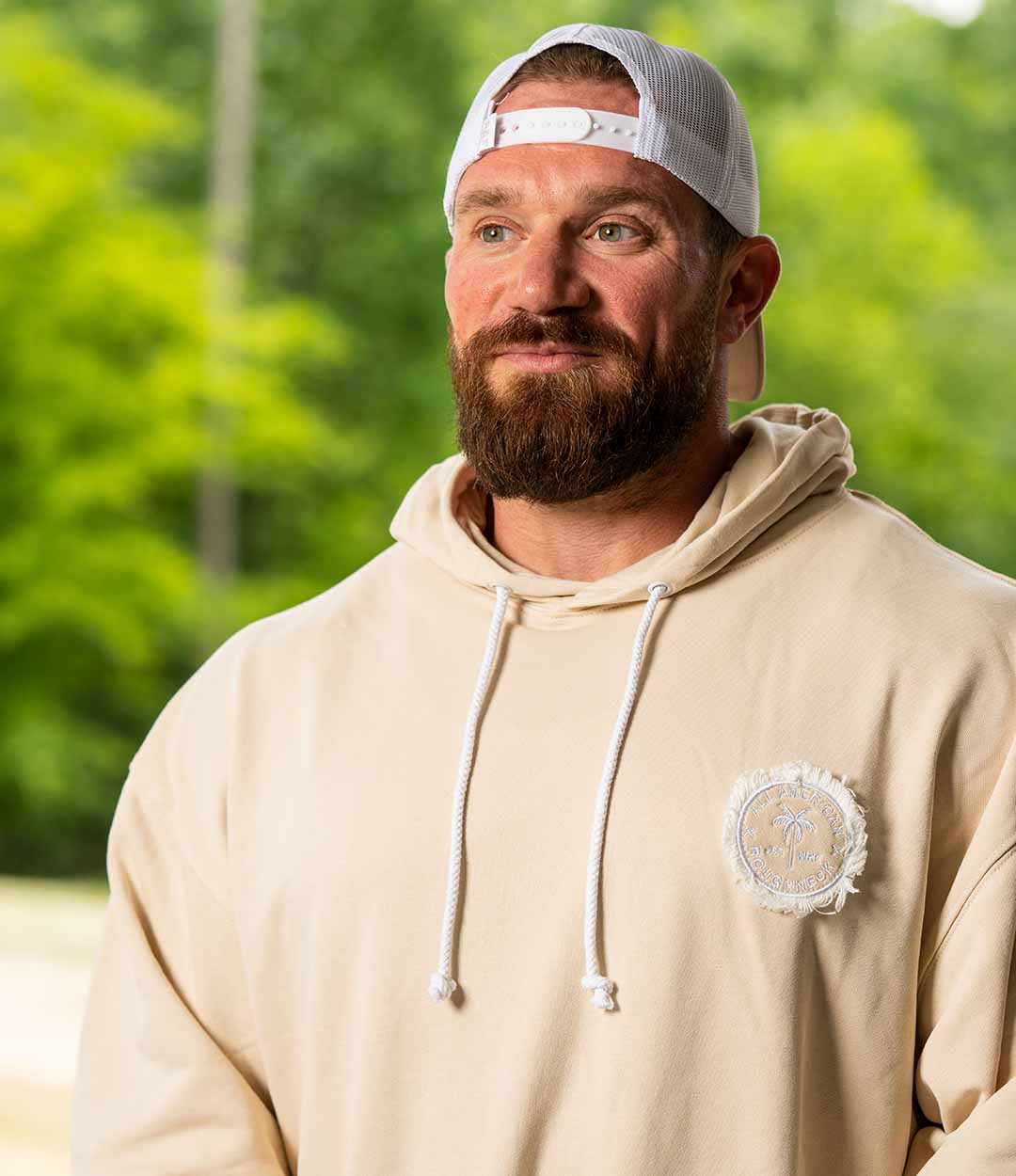 Easy Living French Terry Hoodie - Dusted Khaki - All American Roughneck
