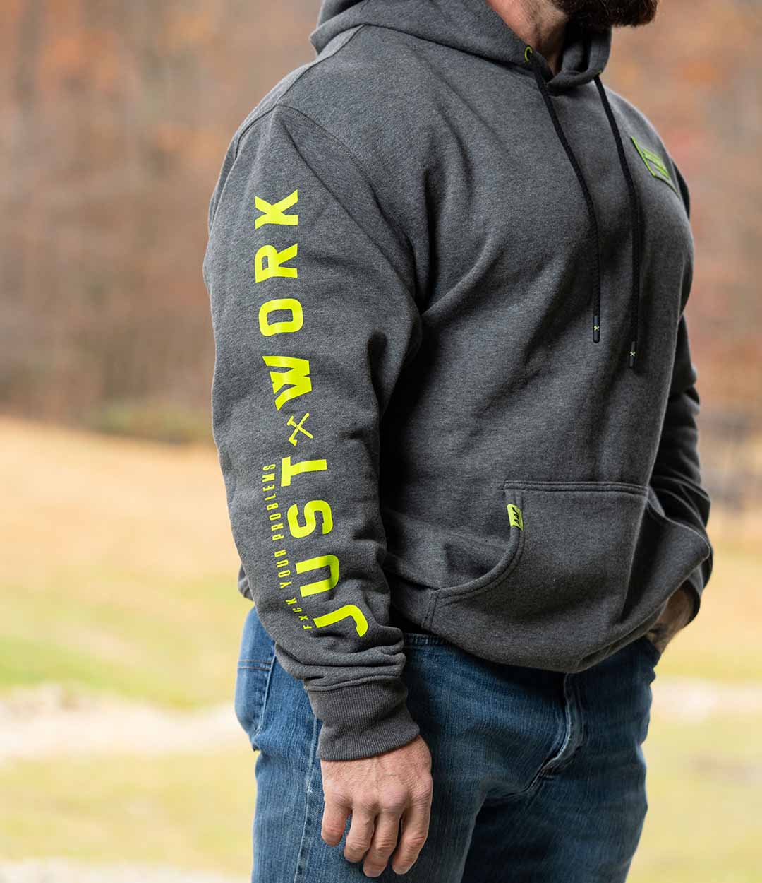 FXCK Your Problems Hoodie - Dark Heather Gray