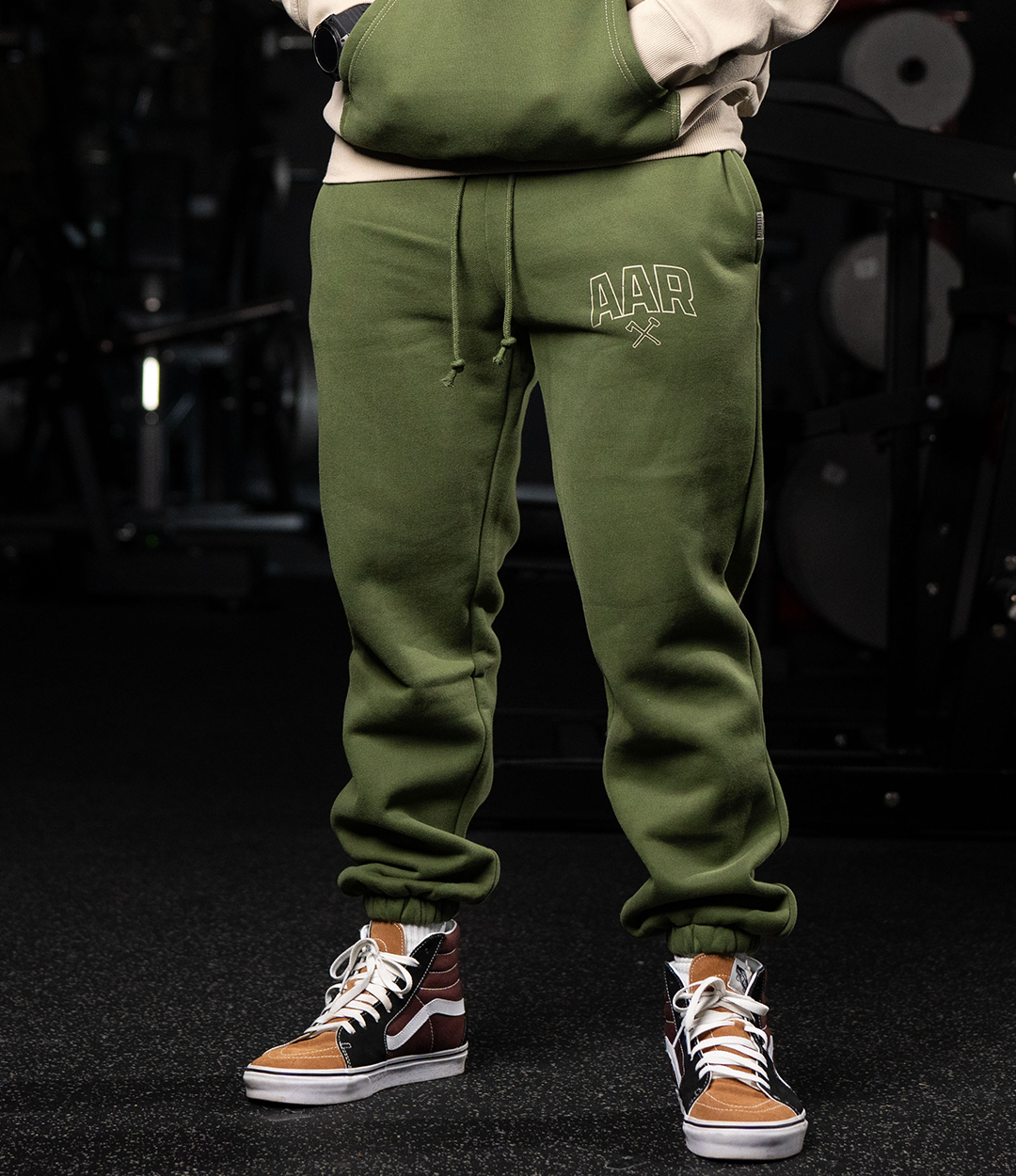 Green Thick Boy Plush Sweatpants