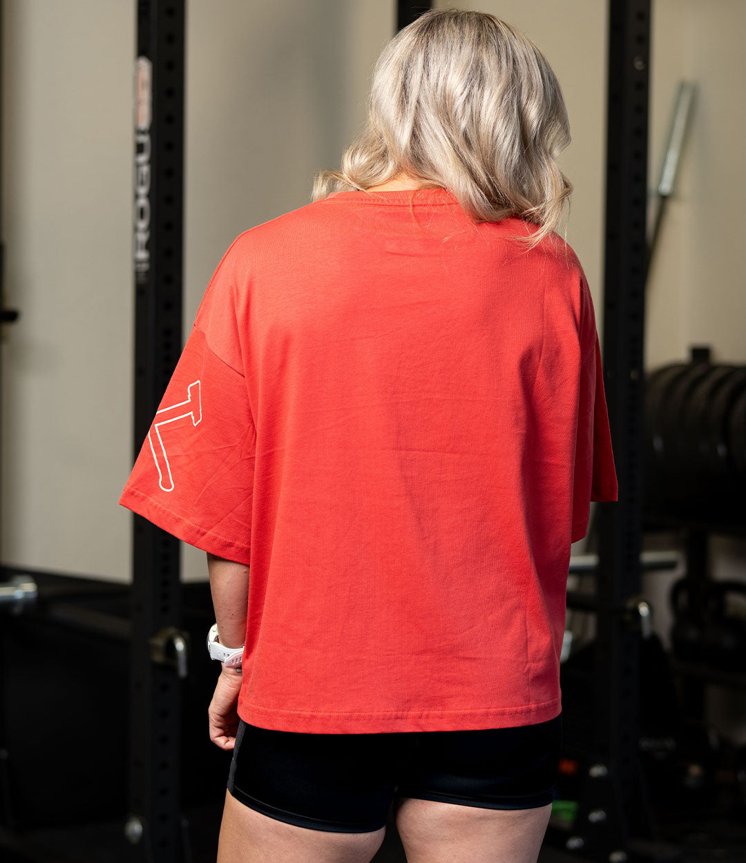 Crop Drop Shoulder // Acid Wash Bolt