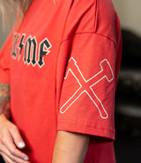 Crop Drop Shoulder // Acid Wash Bolt