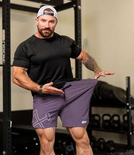 Sport Performance Short // Eggplant