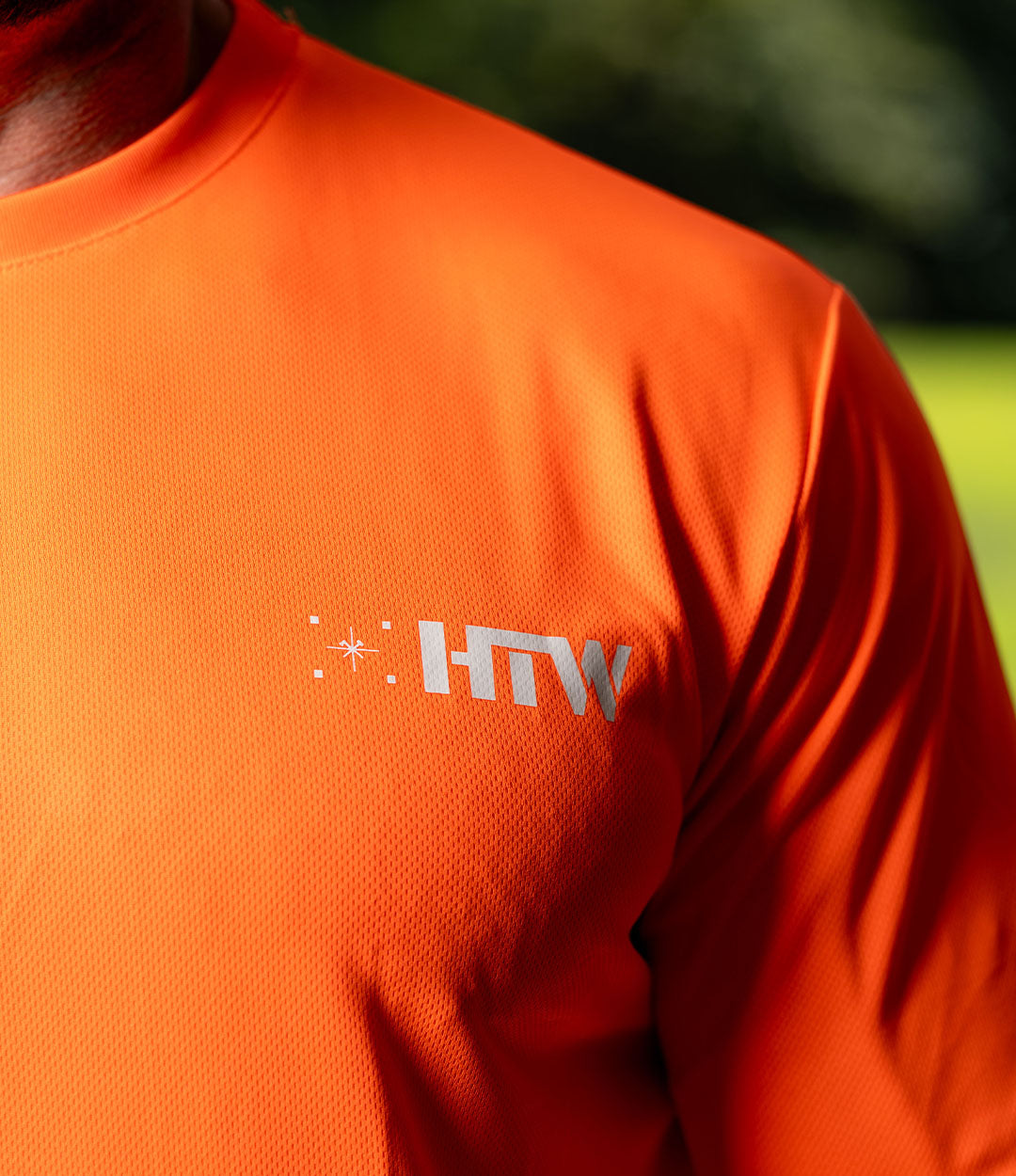 Neon Grit Hi-Vis Tee // HTW Orange