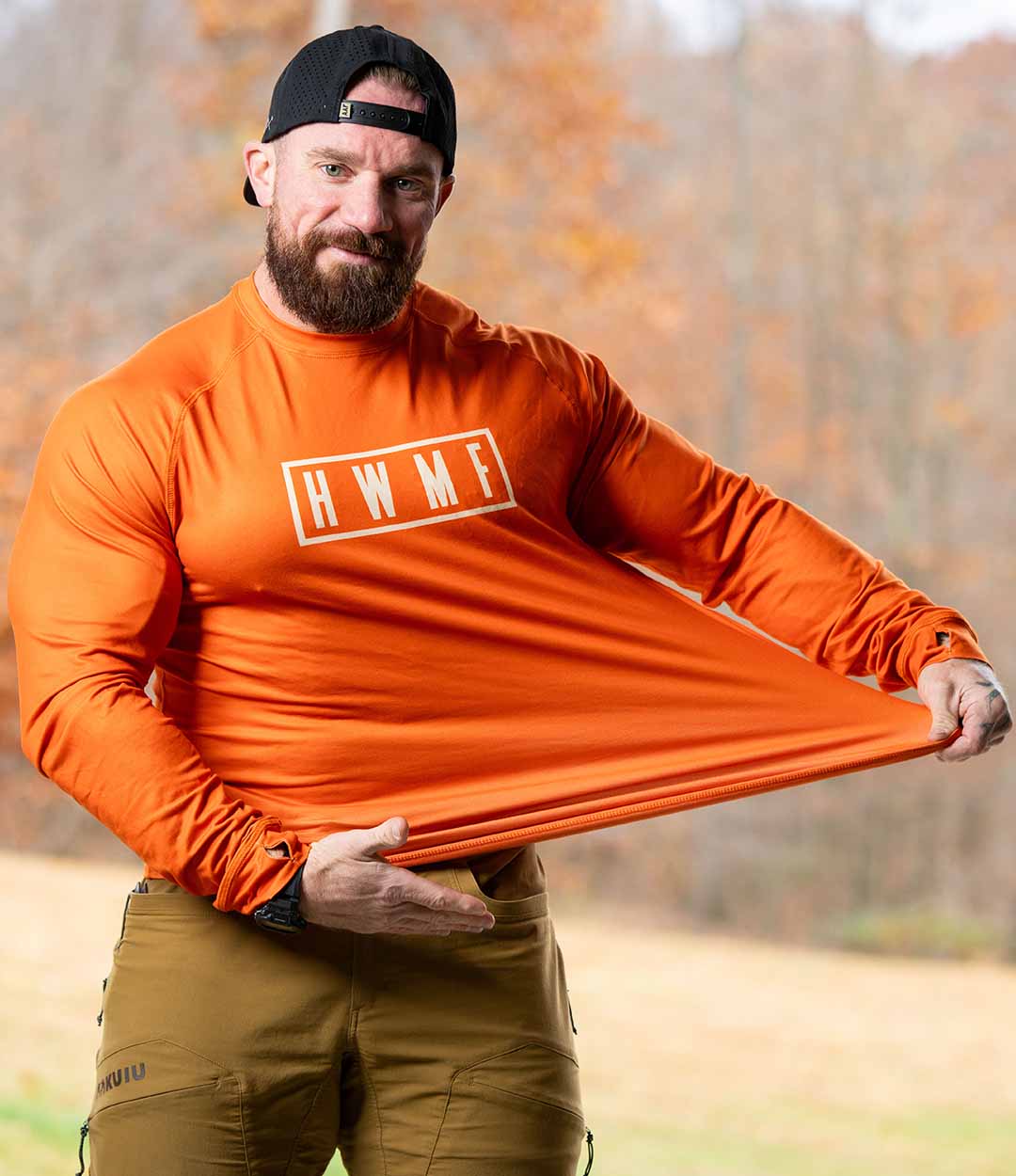 HWMF Performance Long Sleeve - Burnt Orange – All American Roughneck