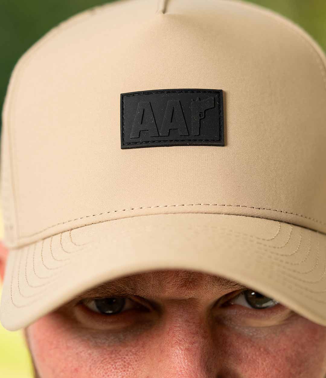 All Khaki AAR Logo Performance 5 Panel - All American Roughneck