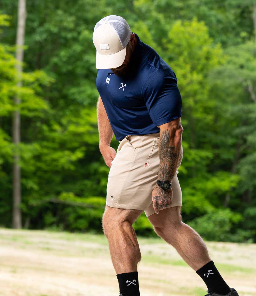 The Hybrid Short - Khaki