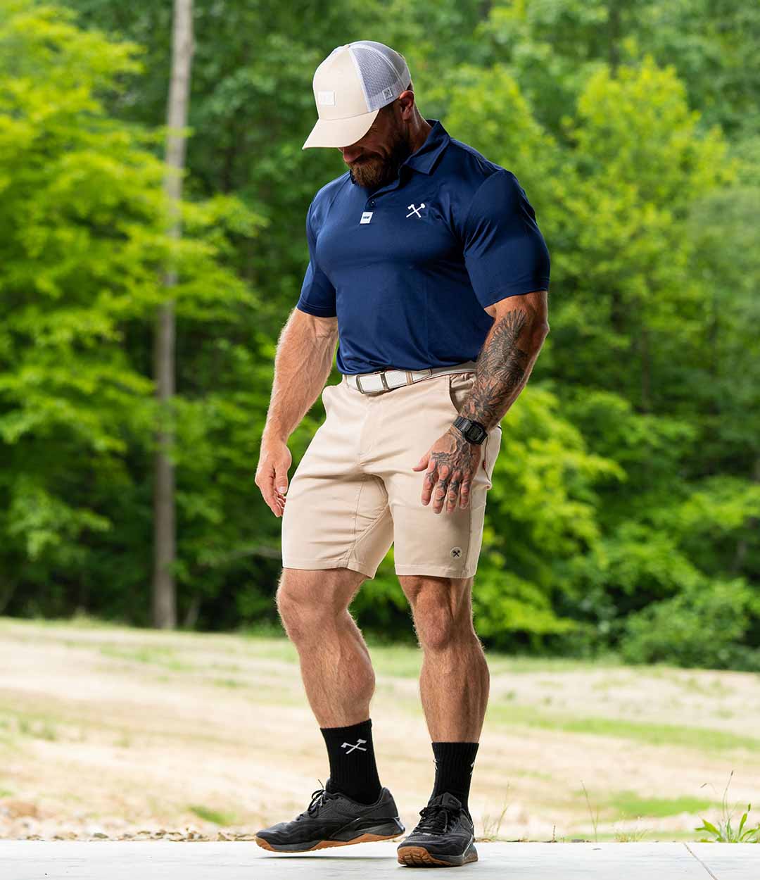 The Hybrid Short - Khaki