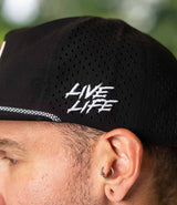 Live Life Flatbrim Performance 5 Panel