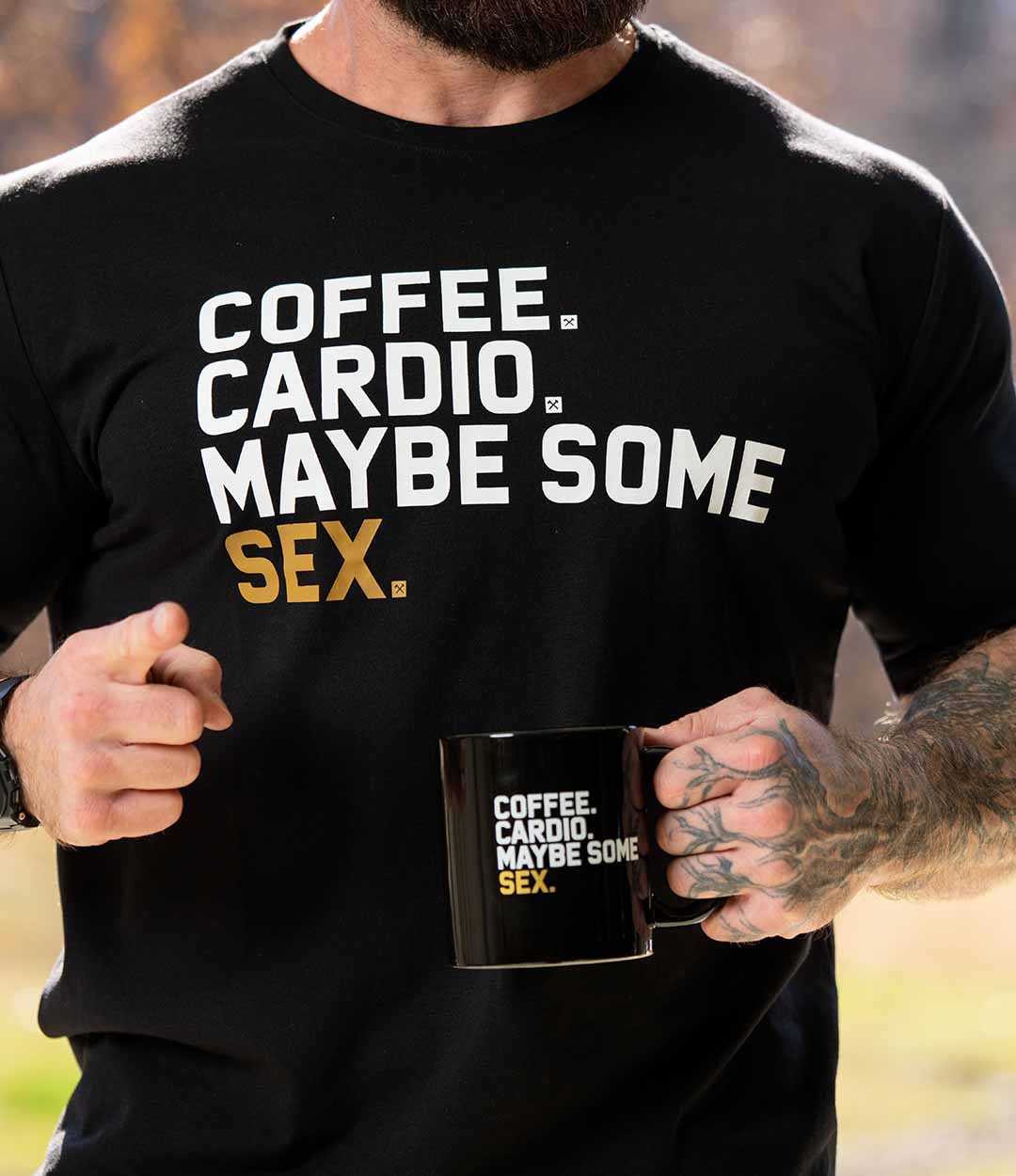 Cardio and Coffee T-Shirt Cardio and Coffee T-Shirt