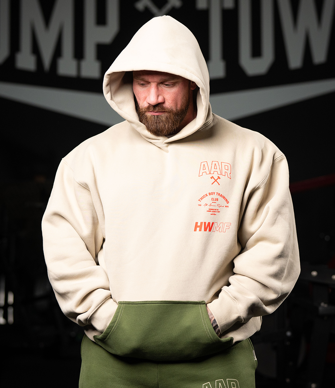 Khaki Thick Boy Plush Hoodie