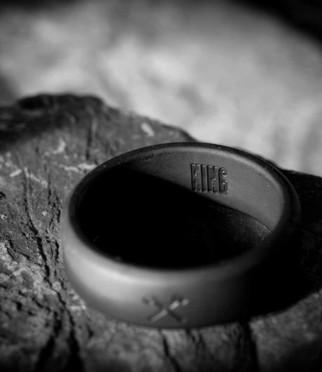 Men's Silicone Ring // Black