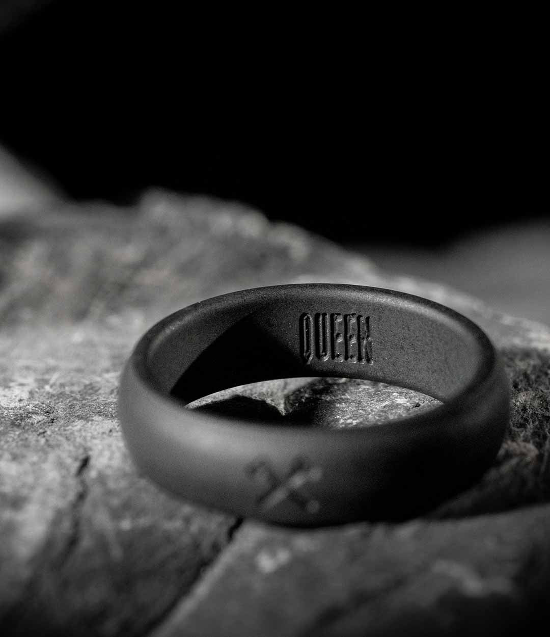 Women's Silicone Ring // Black