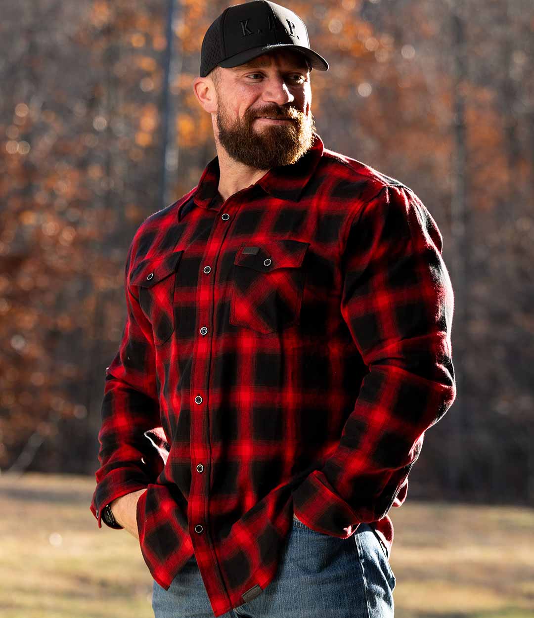 Scarlet Buffalo Backwoods Flannel