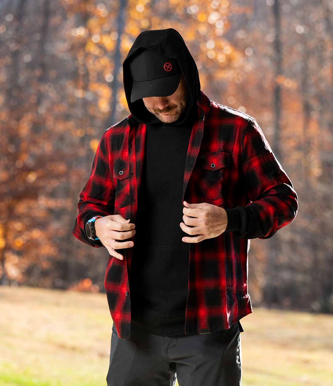 Scarlet Buffalo Backwoods Flannel