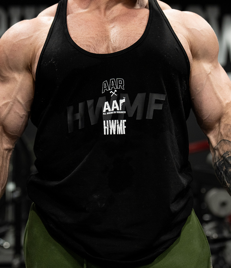 HWMF Logo Stringer - Black/White