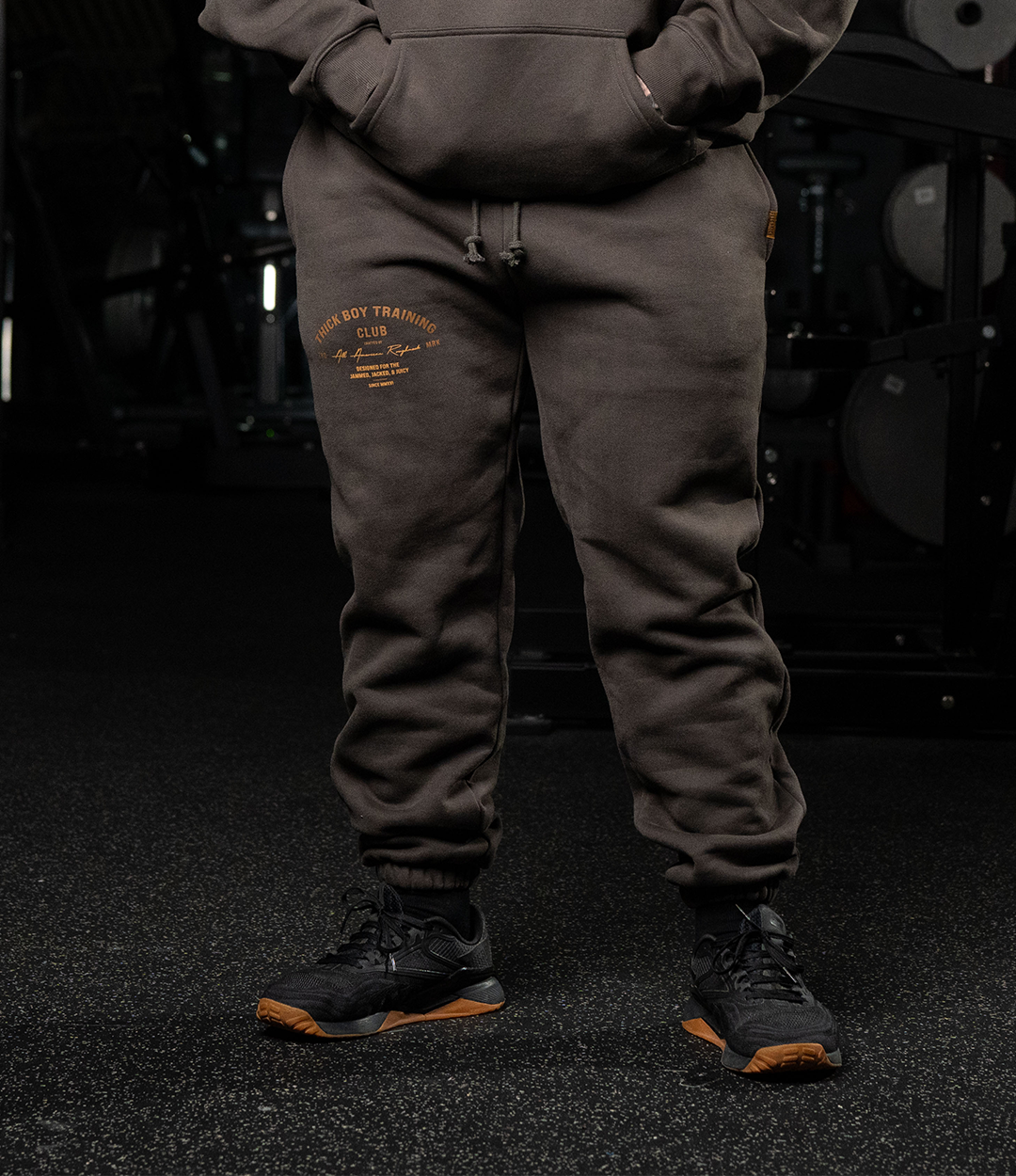 Gunmetal Thick Boy Plush Sweatpants All American Roughneck