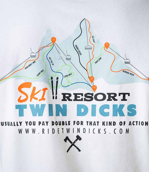 Twin Dicks Ski Resort Tee