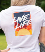 Women's Sunset Live Life Tee