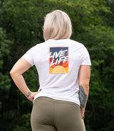 Women's Sunset Live Life Tee