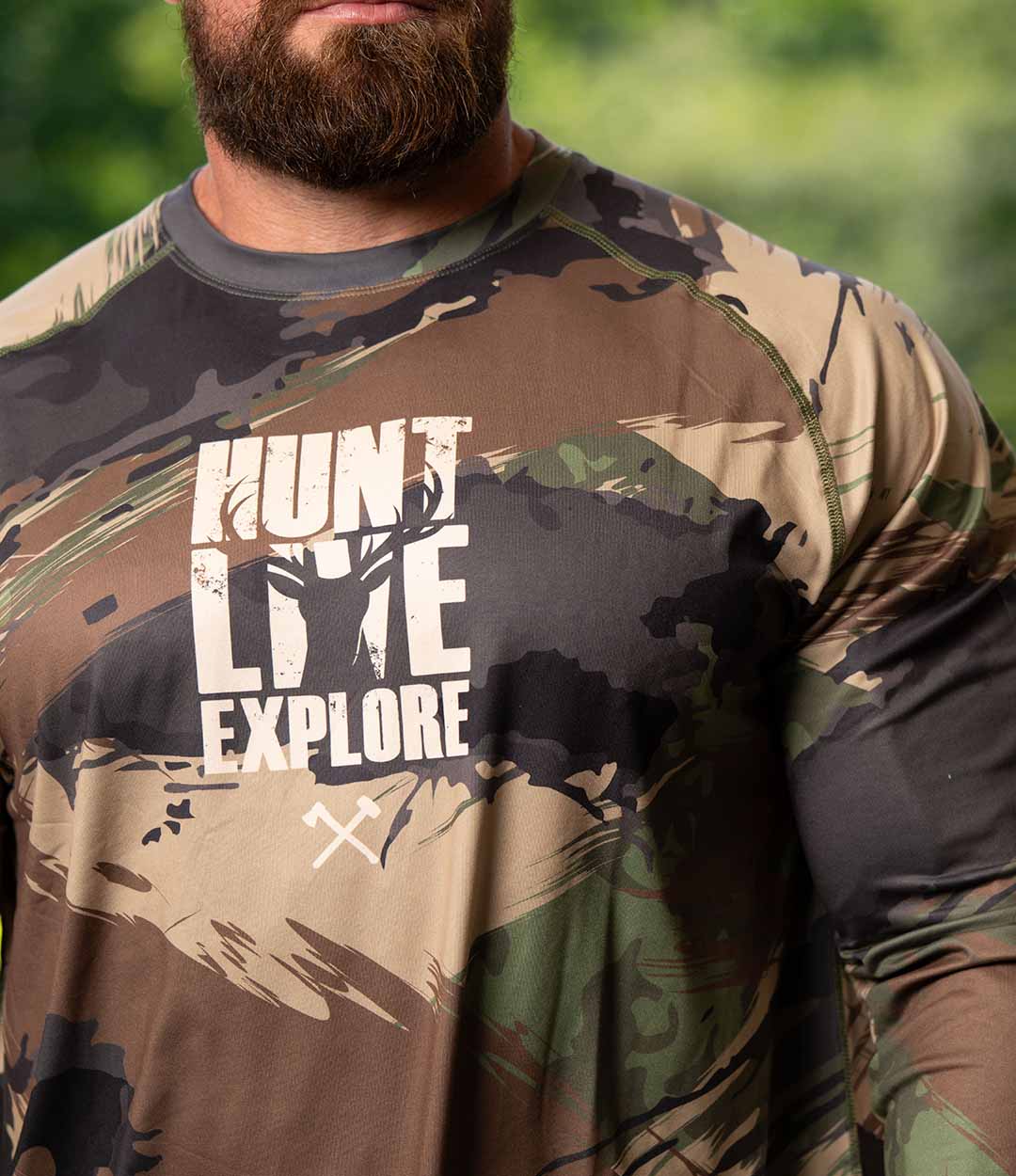 Performance Compression Shirt Army Camo