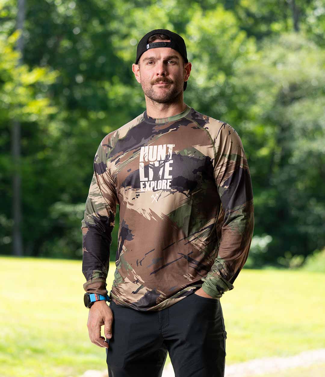 Woodland Camo Fishing Shirt - All American Roughneck