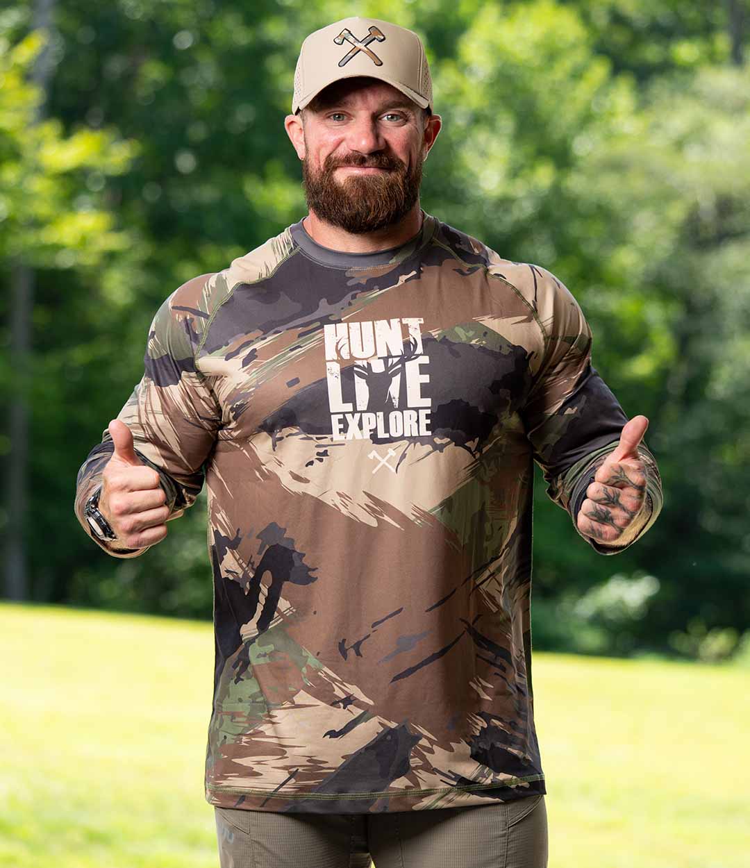 Woodland Camo Fishing Shirt - All American Roughneck