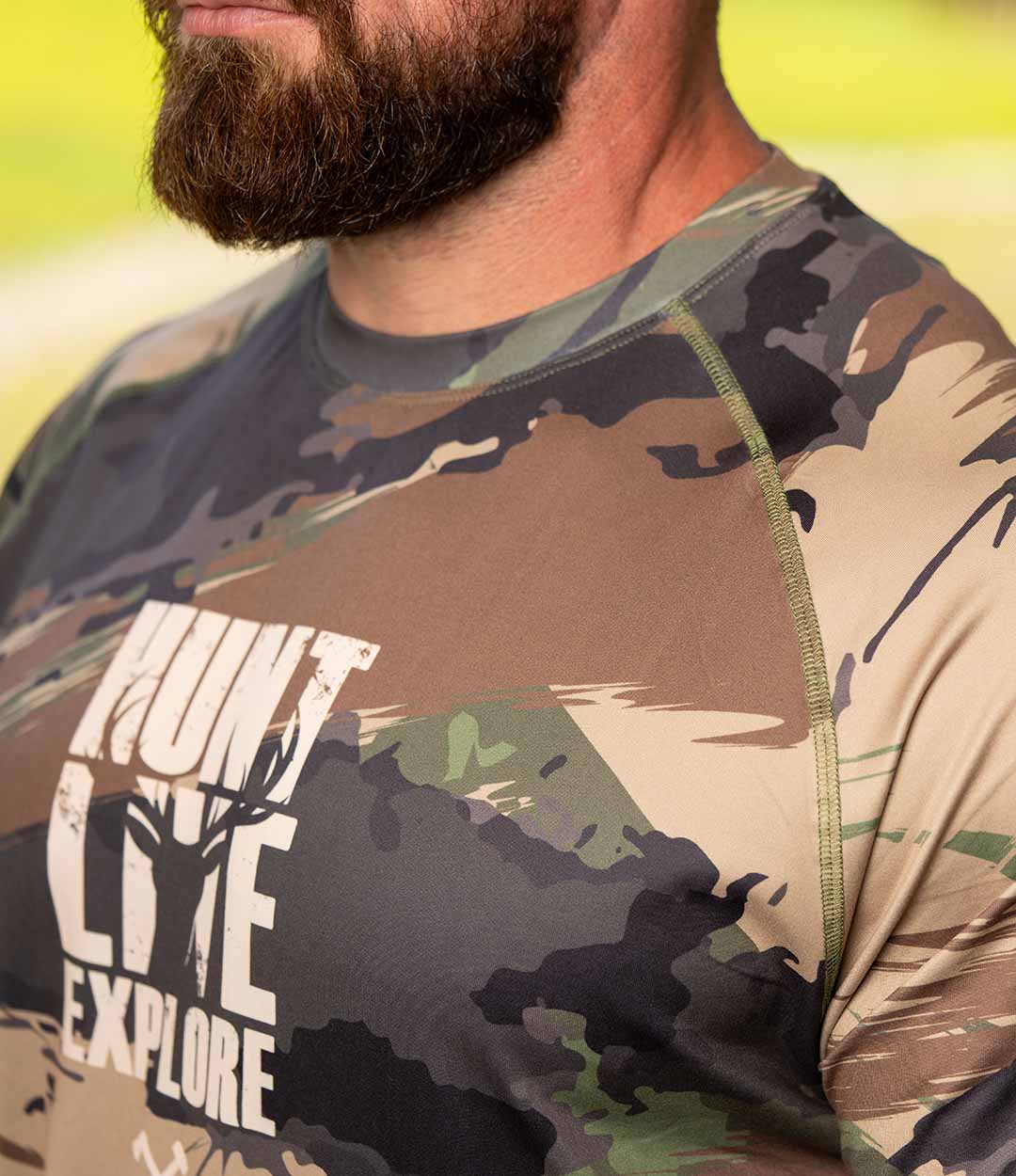 Woodland Camo Fishing Shirt - All American Roughneck