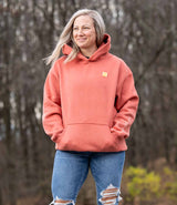 Women's Autumn Sunset Plush Hoodie