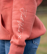 Women's Autumn Sunset Plush Hoodie