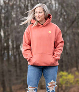 Women's Autumn Sunset Plush Hoodie